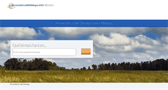 Desktop Screenshot of mx.pronosticodeltiempo.info