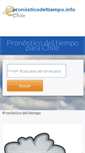 Mobile Screenshot of cl.pronosticodeltiempo.info